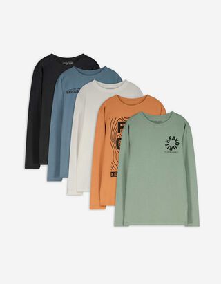 Majica dugih rukava - 5 u pakovanju