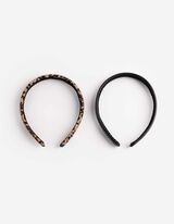 Haarschmuck - 2er-Pack - schwarz