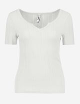 T-shirt - Teneur en viscose - blanc