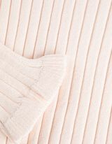 Džemper - rebrasti materijal - roze