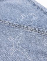 Jeans - Laserprint - Hellblau