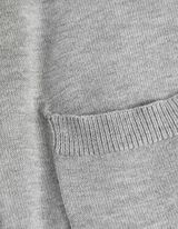 Vesta - Našiveni džepovi - siva