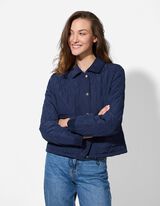 Giacca trapuntata - Coulisse in vita - blu scuro