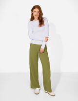 Langarmshirt - Modal-Anteil - wei&szlig;