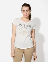 T-s&auml;rk - s&auml;delev motiiv - valge