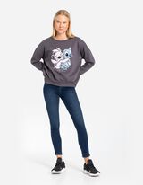 Melegítőfelső - Lilo és Stitch - sötétszürke