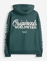 Sweatshirt - R&uuml;ckenprint - Gr&uuml;n