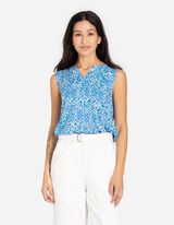 Halenkové tričko - LENZING™ ECOVERO™ - modra