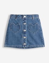 Jeansrock - mid blue denim - blau