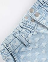 Pantaloncini - Stampa laser - celeste