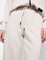 Palazzo kelnės - &Scaron;oninės juostos - baltas