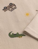 Longsleeve - Print all-over - beige