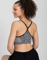 Podprsenkový top - Melírovaný - seda