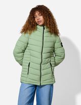 Steppjacke - Wasserabweisend - hellgr&uuml;n