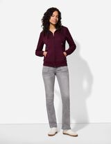 Felpa aperta - Regular Fit - lilla scuro