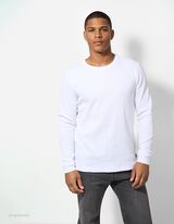 Marškinėliai ilgomis rankovėmis - Įprasto dydžio - baltas