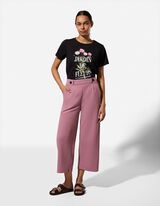 Kalhoty - Elastick&eacute; zap&iacute;n&aacute;n&iacute; - lila