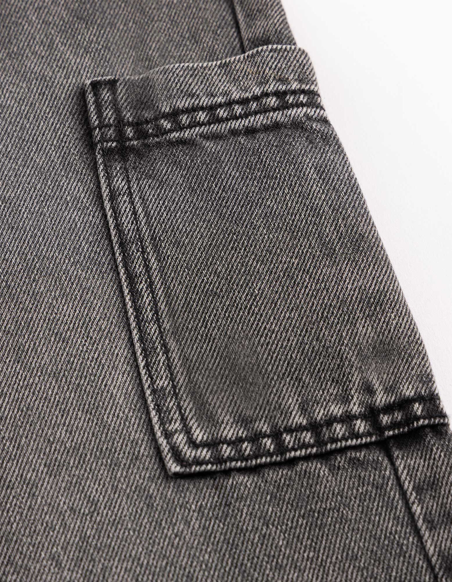 Jean - Coupe ample - gris fonc&eacute;