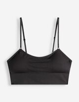 Bustier - &uuml;berwiegend nahtlos - schwarz