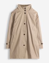 Mantel - Baumwoll-Mix - hellbraun