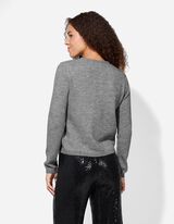 Kardigán - Kötött ruha - sötétszürke