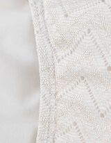 Slip de bikini - Lurex - blanc