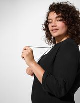 Bluse - Baumwolle - schwarz