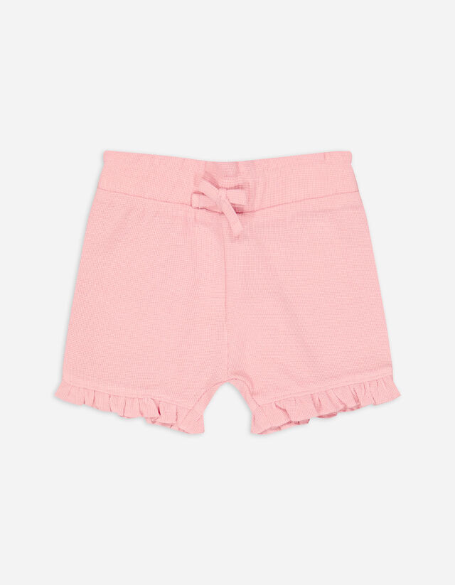 Pantaloncini - Fiocco applicato - rosa