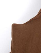 Kleid - Ärmellos - hellbraun