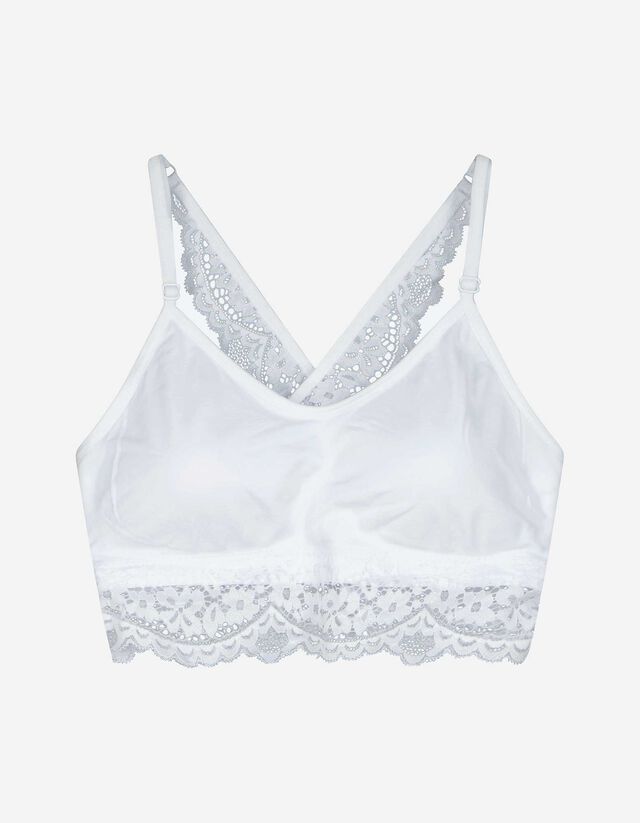 Bustier - Met kant - wit
