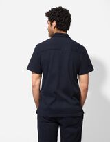 Hemd - einfarbig - dunkelblau