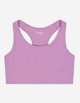 Top odrezanog kroja - Soft-Touch - lila