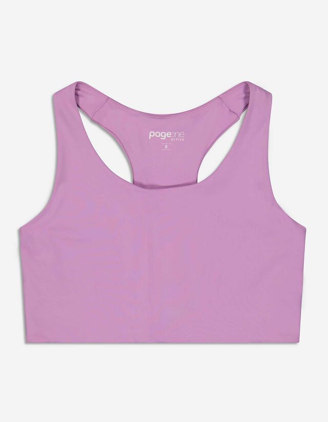 Top odrezanog kroja - Soft-Touch - lila