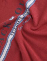 Majica kratkih rukava - Prednja štampa - tamno-crvena