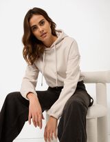 Pulover s kapuco - Kapuca z zatezno vrvico - bez