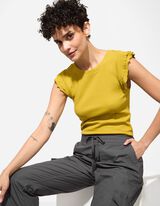 Pantacourt - Unicolore - Gris foncé