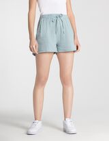 szorty - Muślin - turkusowy