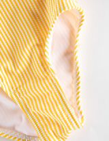 Maudymosi kostiumėlis - Raukiniai - geltonas