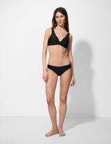 Bikinislip - einfarbig - schwarz