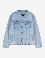 Jachetă din denim - Oversized Fit - Albastru deschis