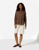 Hemdbluse - Braun