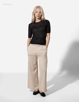 Sweter z dzianiny - Mieszanka bawełny - czarny