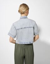 Jachetă din denim - denim albastru deschis - Albastru deschis