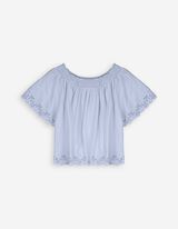 Blusenshirt - Carmen-Ausschnitt