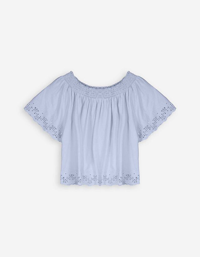 Blusenshirt - Carmen-Ausschnitt