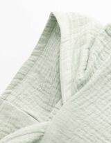 Badeponcho - Musselin - dunkelblau