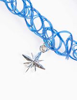 Choker - 3 db-os csomag - ezust