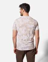 T-Shirt - Allover-Print - wei&szlig;