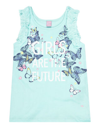 M&auml;dchen Top mit Print