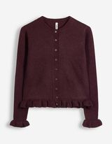 Cardigan - Knopfleiste - Lila